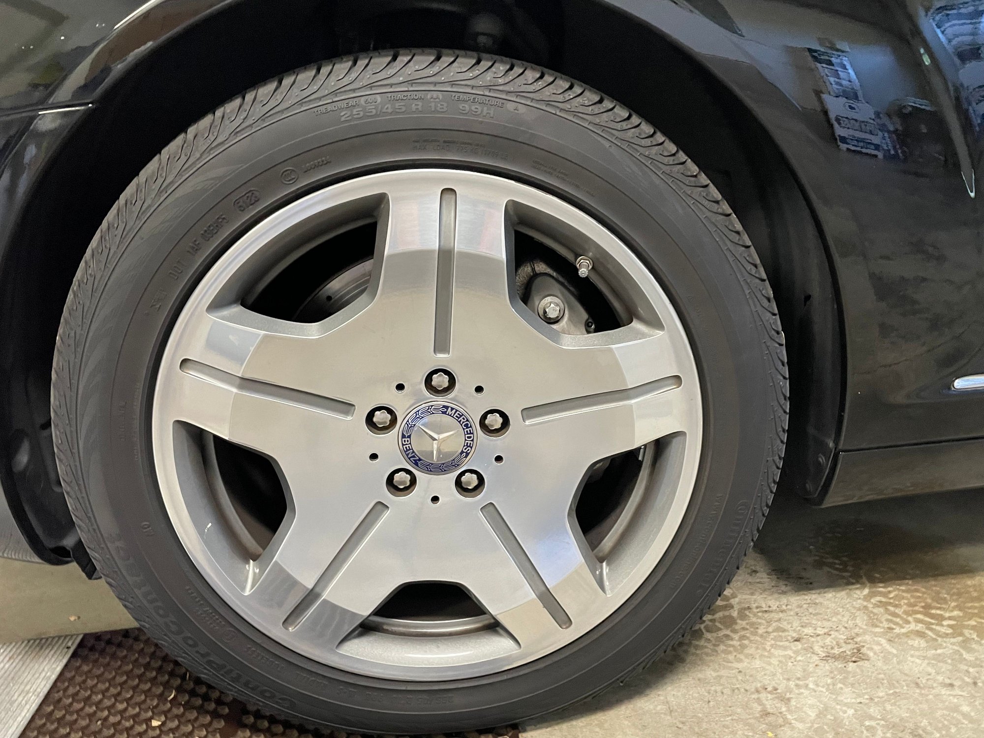 These are the rims which arrived on the car.