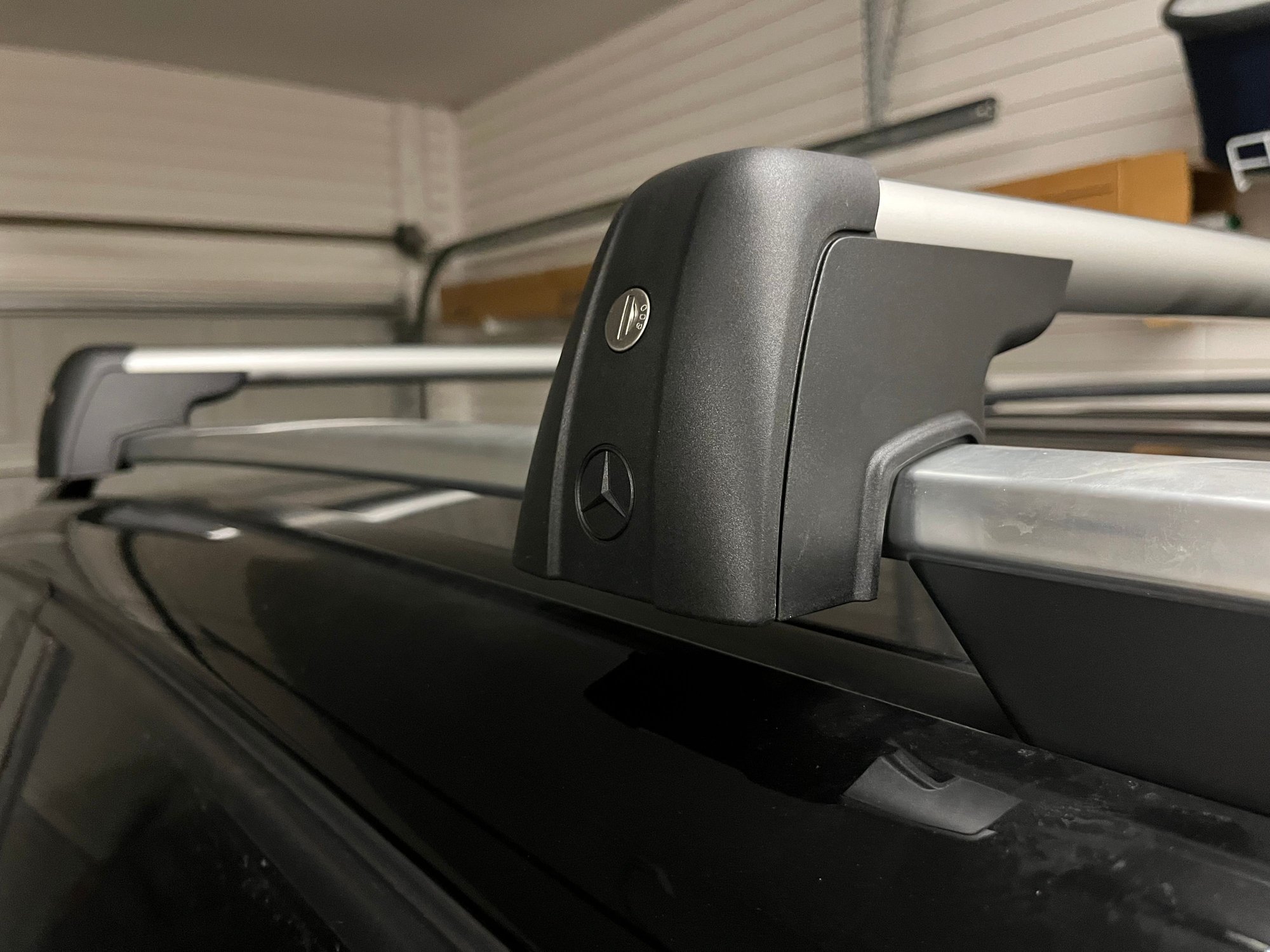 OEM cross bars.