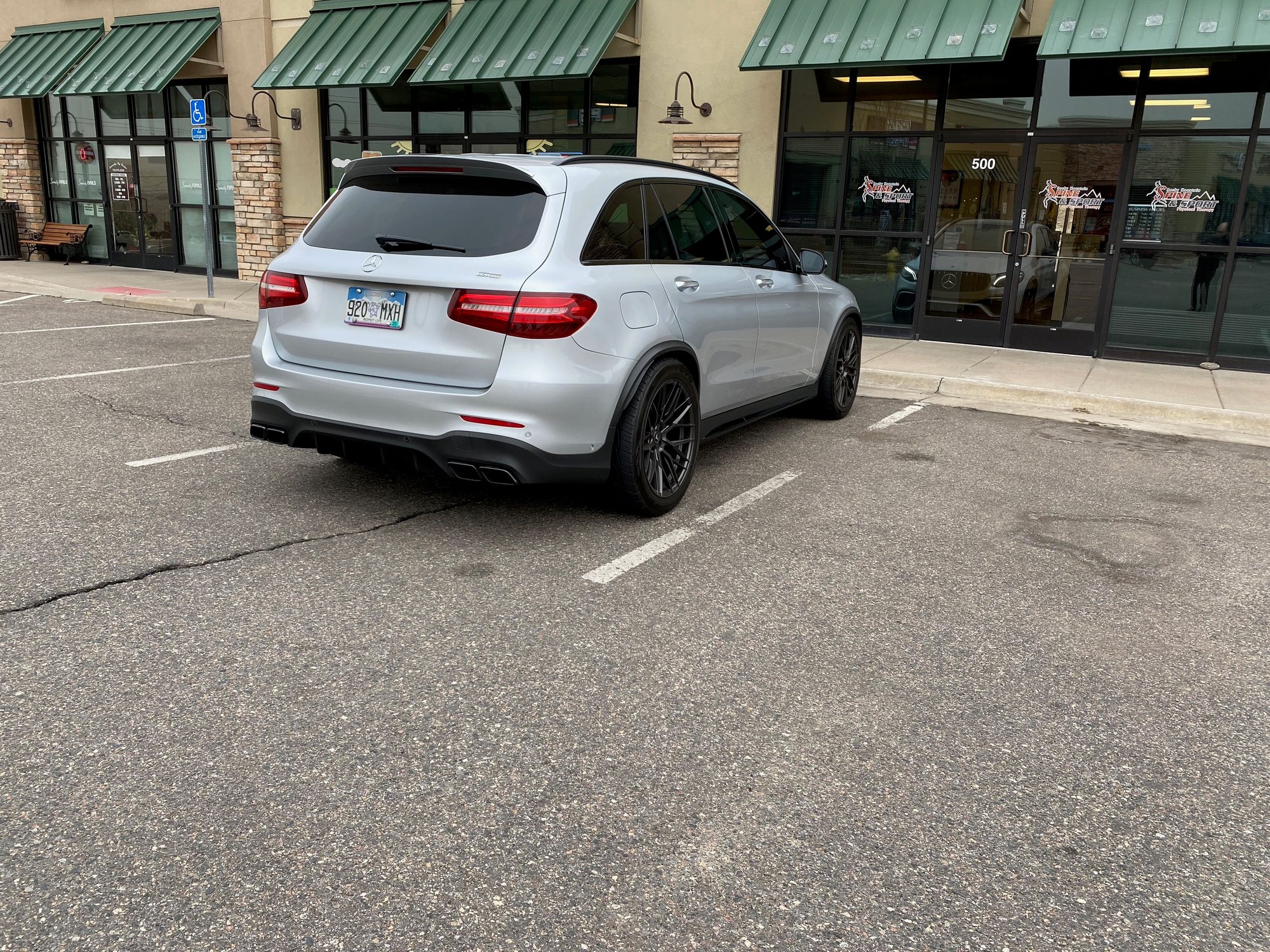 2019 Mercedes-Benz GLC63 AMG - 2019 GLC63 SUV - 12000 miles Eurocharged tune, Vorsteiner wheels - Used - VIN WDC0G8JB8KF544010 - 12,000 Miles - 8 cyl - AWD - Automatic - SUV - Silver - Centennial, CO 80016, United States