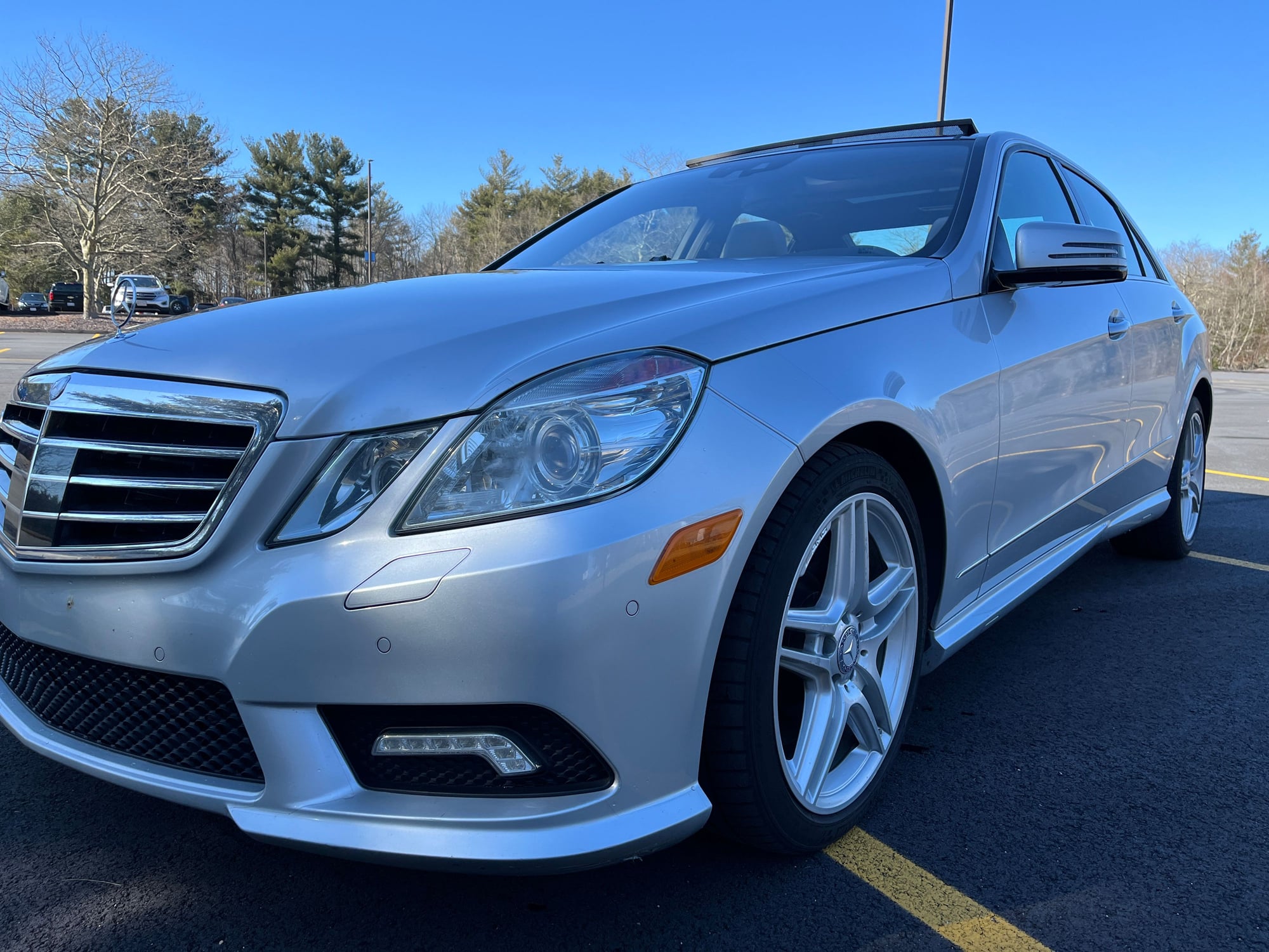 2011 Mercedes-Benz E550 - 2011 Mercedes-Benz E550 4matic Sport Iridium Silver/ Gray Leather - Used - VIN WDDHF9AB7BA313068 - 116,059 Miles - 8 cyl - AWD - Automatic - Sedan - Silver - Easton, MA 02375, United States