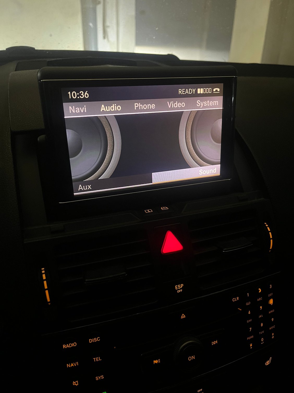 I have a w204 2008, im facing this issue where the aux feature exists on the screen but it�s grayed out (i can�t select it), I thought when i plug the aux cable the aux option would be selectable but it still grayed out, any idea?