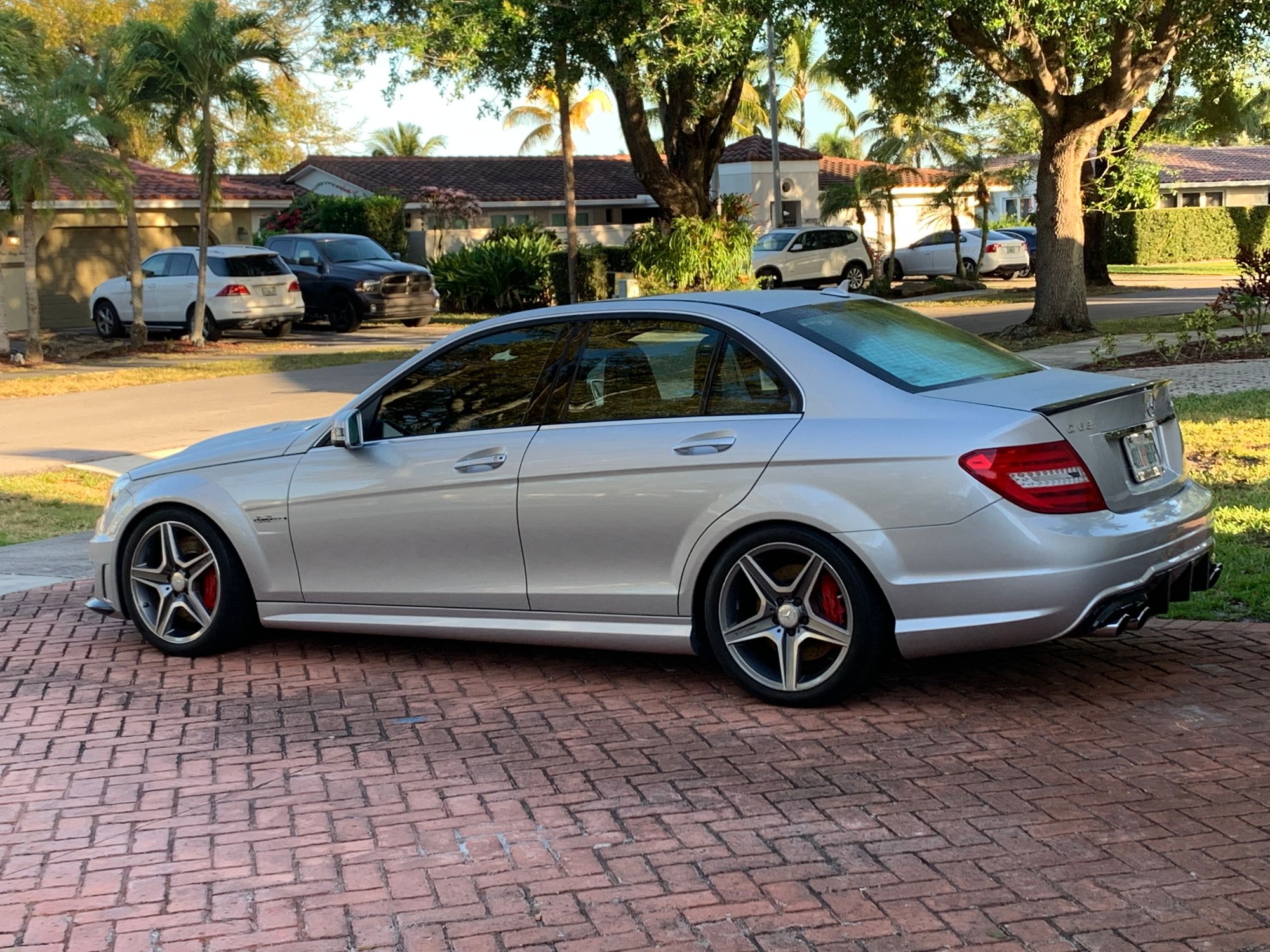 2013 Mercedes-Benz C63 AMG - FS: 2013 C63 AMG Sedan (P31) w/ extras - Used - VIN WDDGF7HB5DA859649 - 37,750 Miles - 8 cyl - 2WD - Automatic - Sedan - Silver - Miami Lakes, FL 33014, United States