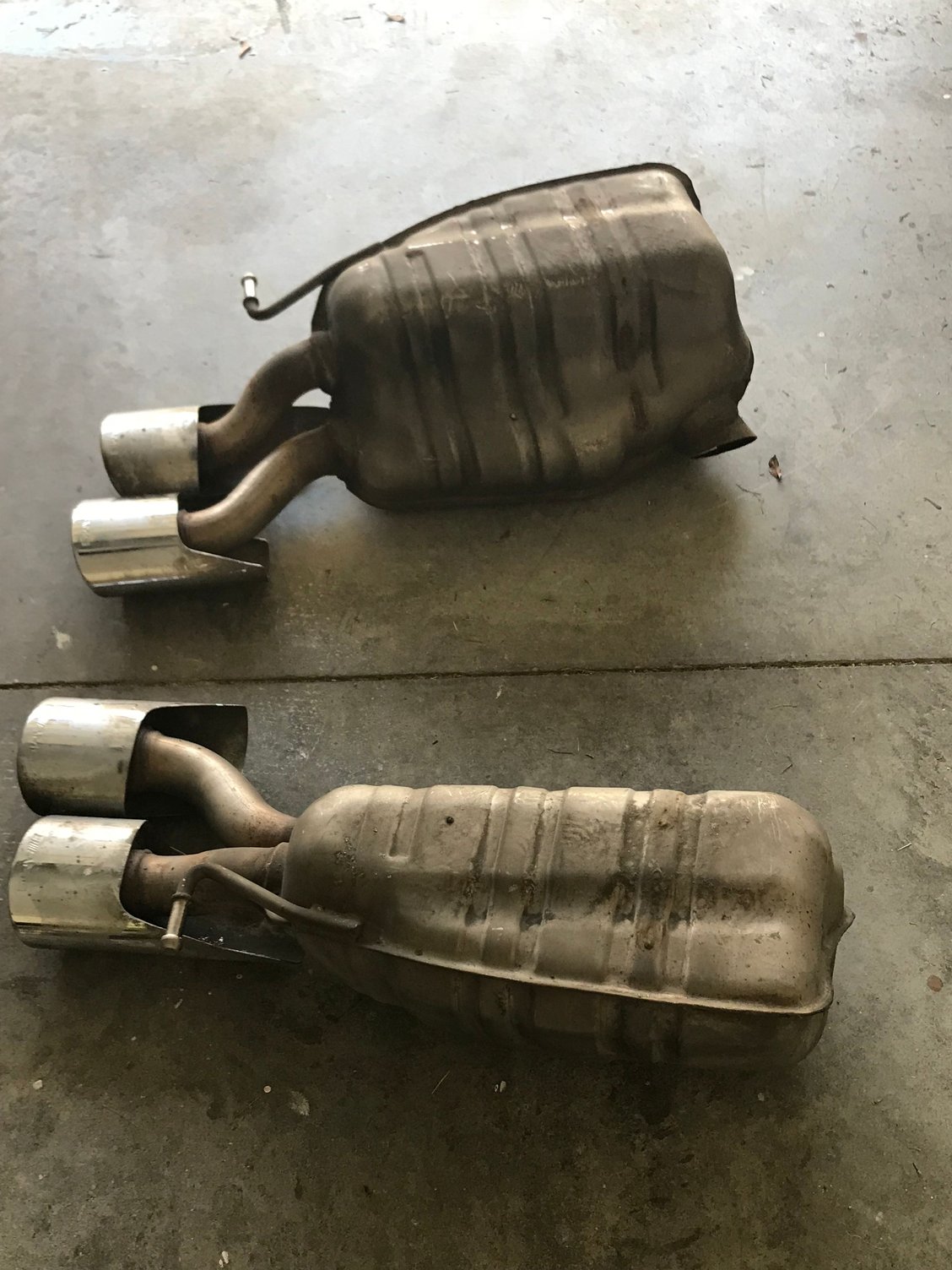 Engine - Exhaust - W211 E63 AMG Mufflers and Tips - Used - 2007 to 2009 Mercedes-Benz E63 AMG - Cincinnati, OH 45255, United States