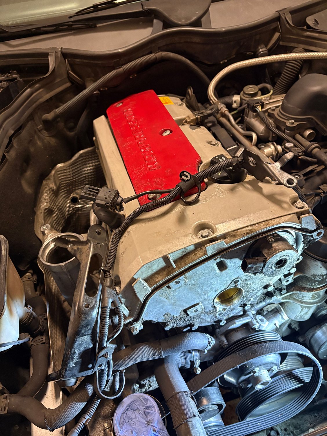 Front of the engine, looks really bare now