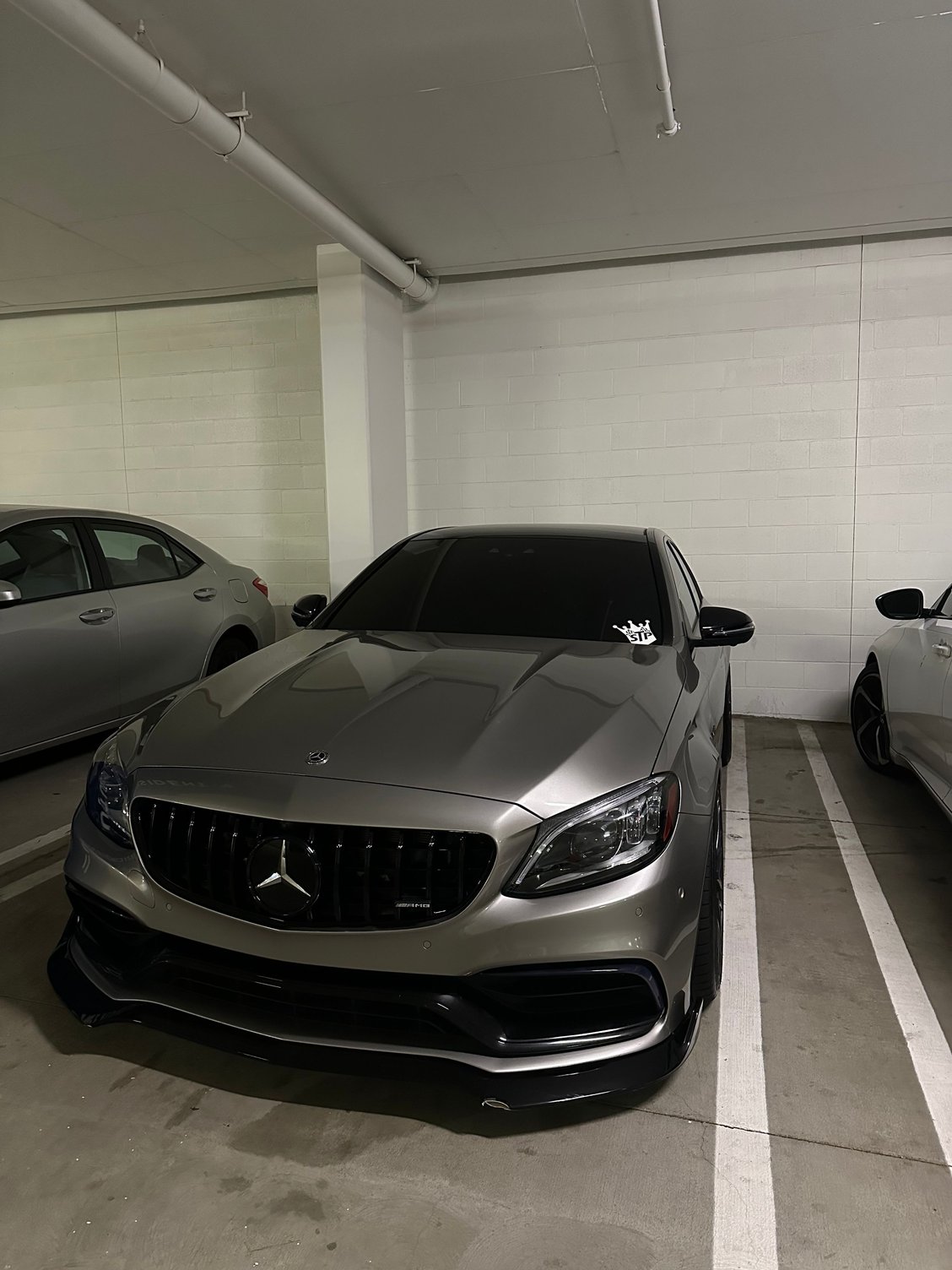 Here�s my 2019 Mercedes C63s Sedan in Mojave Silver Metallic. Bucket seats, Carbon center console, Carbon and Alcantara steering wheel with the dials. Anyone seen a C63s in this exact color? Seems super rare can�t even find one on google.
