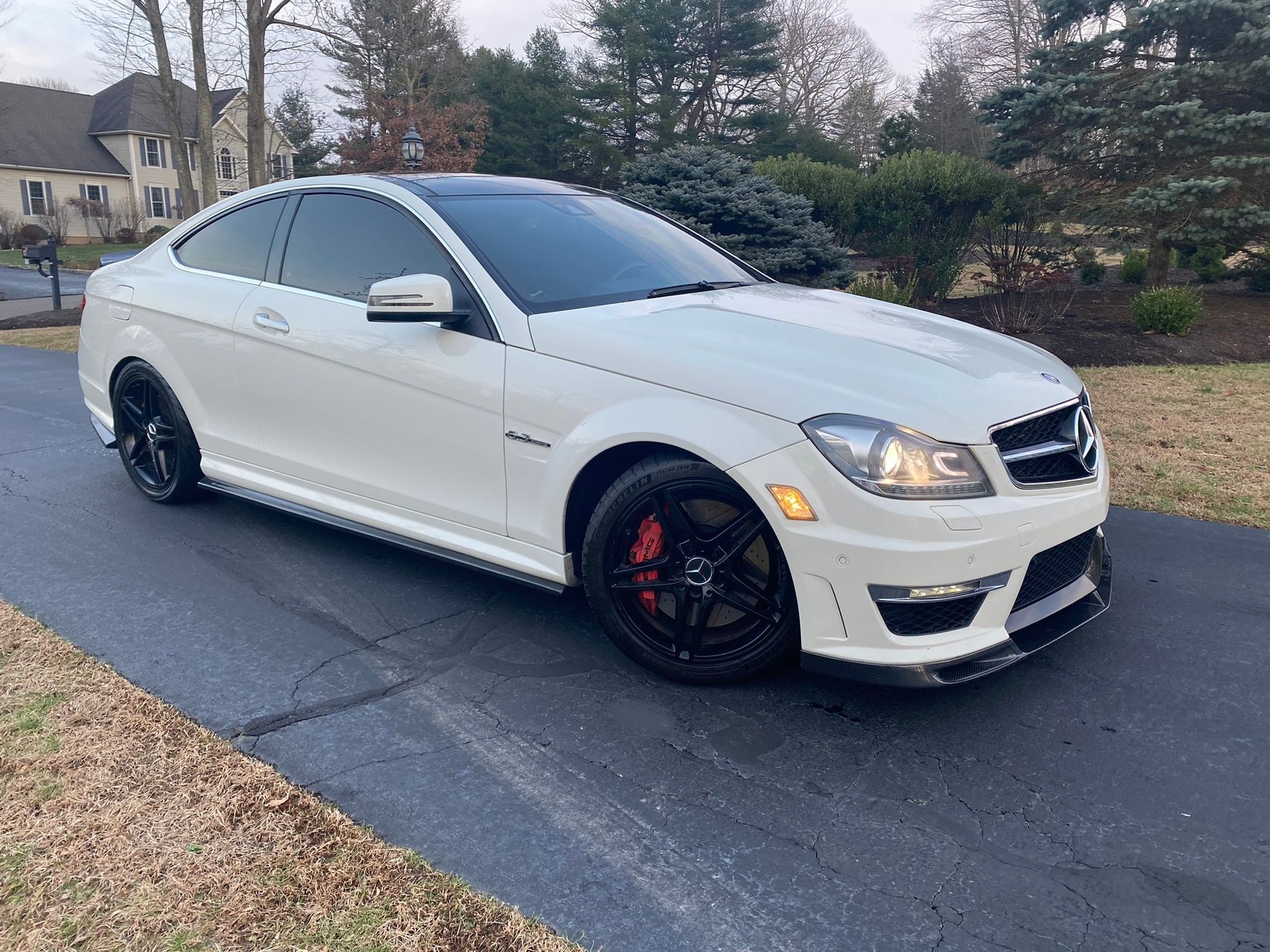 2012 Mercedes-Benz C63 AMG - 2012 Mercedes Benz C63 AMG Coupe P31 Package with LSD - Used - VIN WDDGJ7HB9CF801592 - 64,000 Miles - 8 cyl - 2WD - Automatic - Coupe - White - Shelton, CT 06484, United States