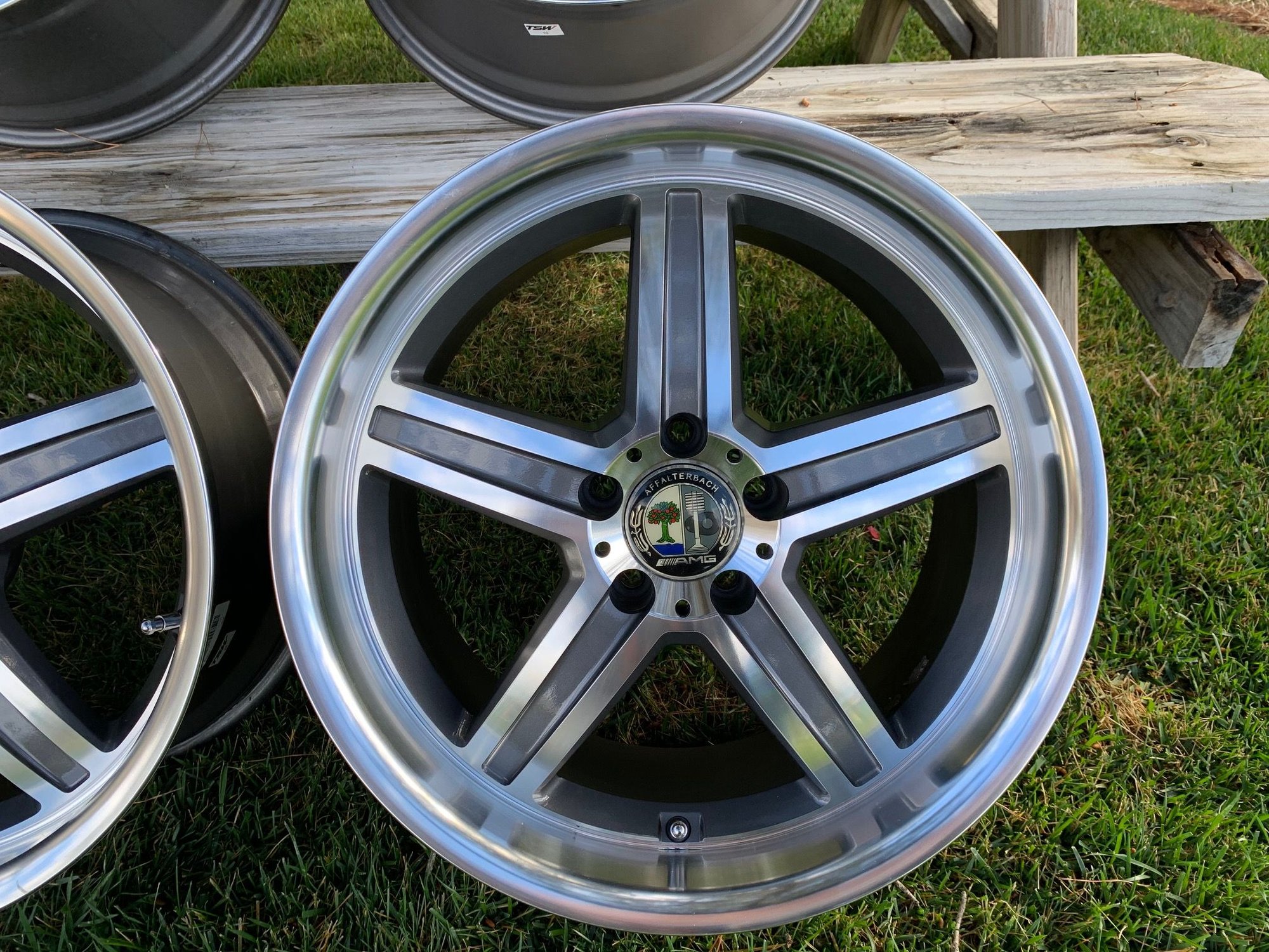 Wheels and Tires/Axles - F/S Mannheim 18" Staggered Rims- Xlnt Cond R230 - Used - North San Diego County, CA 92028, United States