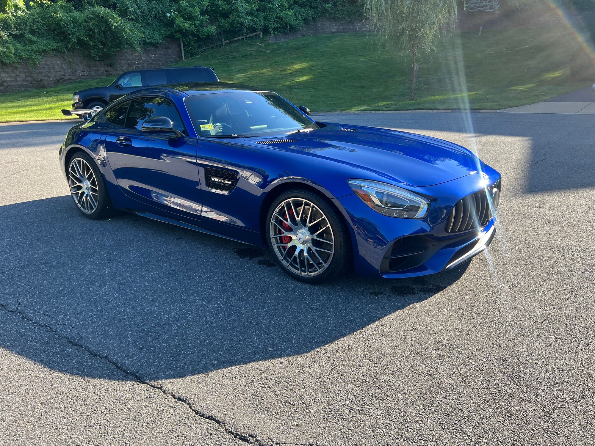 2018 Mercedes-Benz AMG GT C - FS: 2018 Mercedes AMG GT C Coupe - Used - VIN WDDYJ8AA0JA021373 - 54,500 Miles - 8 cyl - 2WD - Automatic - Coupe - Blue - Arlington, VA 22206, United States