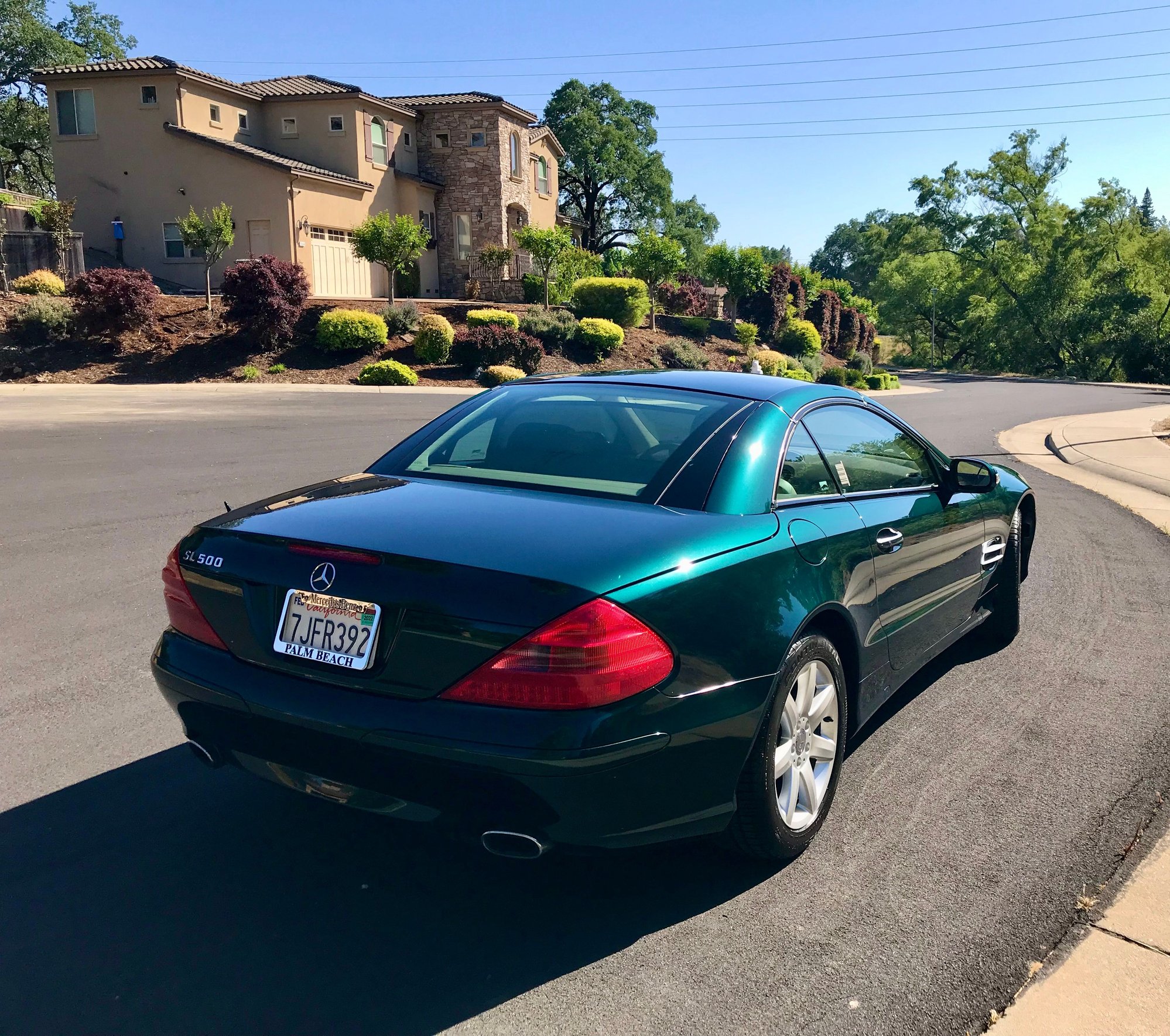 2003 Mercedes-Benz SL500 - Low Mileage Special Order Everest Green 2003 SL500 - Used - VIN WDBSK75F73F058969 - 8 cyl - 2WD - Automatic - Convertible - Other - Folsom, CA 85630, United States