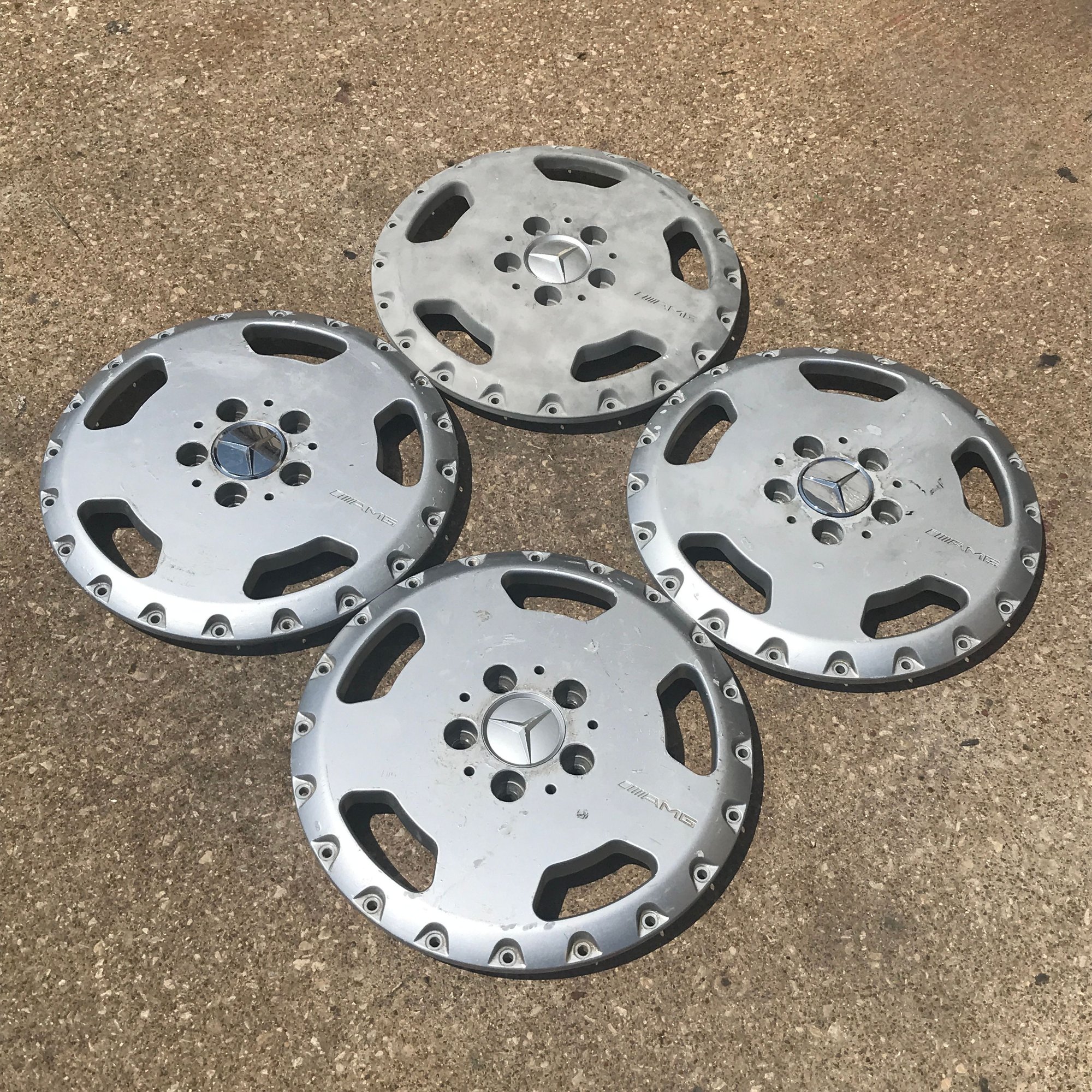 Wheels and Tires/Axles - AMG Aero 2 centers/faces - Used - 0  All Models - Dallas, TX 75229, United States