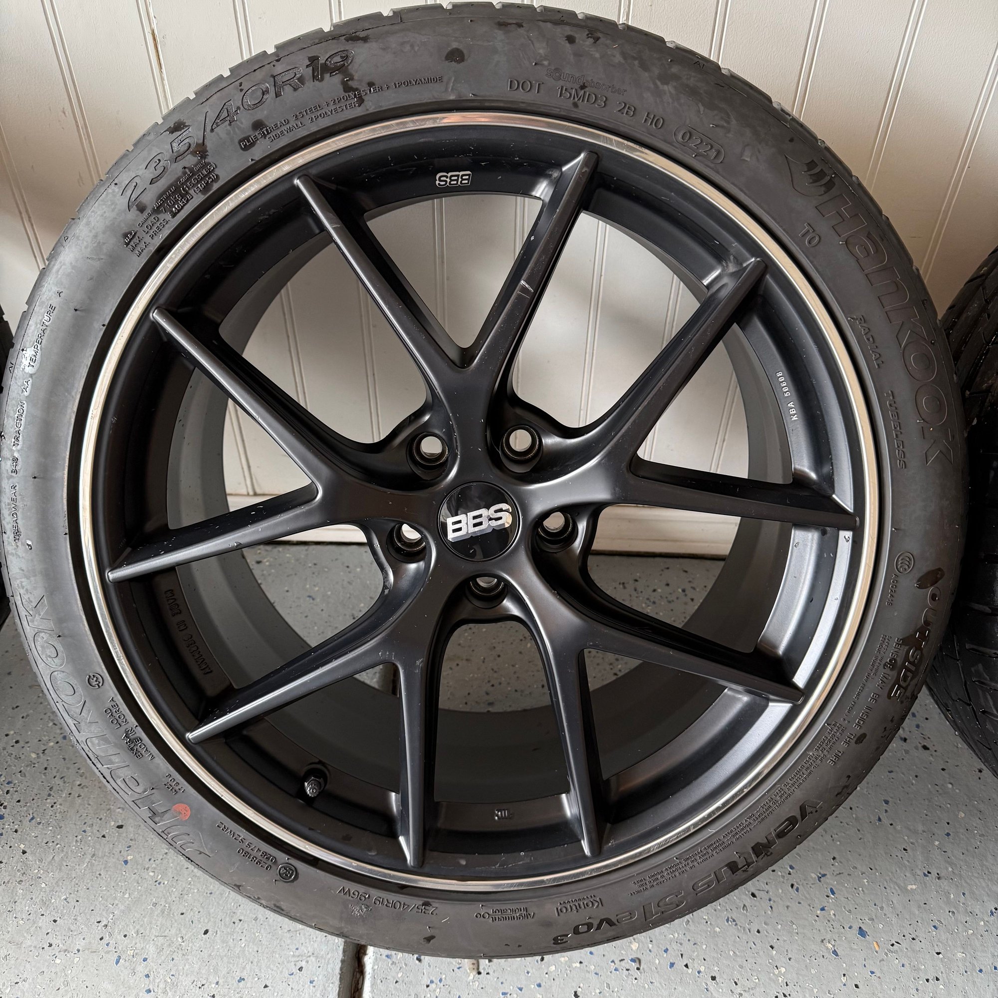Wheels and Tires/Axles - BBS CI-R 19 inch staggered wheels tires taken off 2019 C63S matte black with polished - Used - 2015 to 2022 Mercedes-Benz C-Class - Aurora, CO 80016, United States
