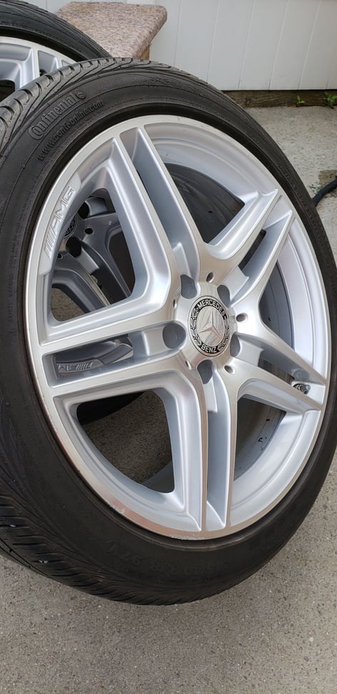 Wheels and Tires/Axles - For sale my used 18' double spoke AMG wheels with TPMS  * NYC * - Used - 2014 to 2016 Mercedes-Benz E350 - Woodhaven, NY 11421, United States