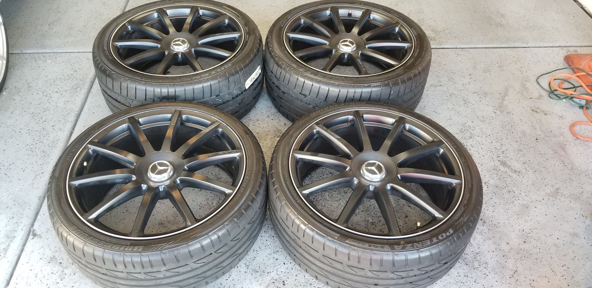 Wheels and Tires/Axles - 20" AMG BLACK FORGED WHEELS AND TIRES - Used - Las Vegas, NV 89139, United States