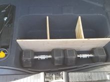 Trunk divider mock up