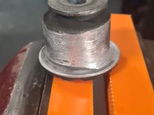 Bushing with worn metal outer