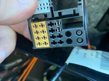 Original head unit wiring and connector 