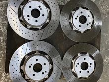 Front and rear rotors 