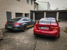 Mercedes-Benz C63 S Edition 1 and C63 Black Series in Germany.