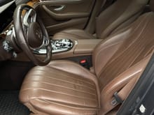 Car seat after using KochChemie Textile, Leather, Alcantara Cleaner