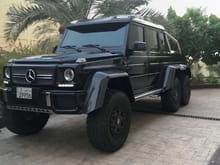 Supercars in Kuwait must be exhausting to spot, but here is a huge Mercedes-Benz G63 6x6 parked somewhere in this area.