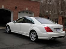 Diamond white. This car looks timeless to me and as beautiful the new model is it hardly outdates it IMO