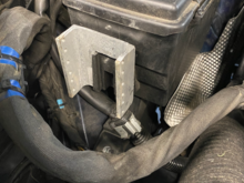Bracket in place