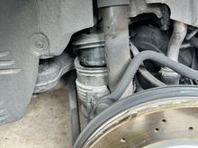 Rear air spring damage