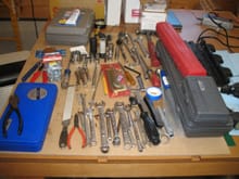 Some tools of destruction...lol