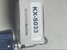 Sensor box indicate it is with KX-S033 code