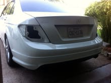 blacking out tailights