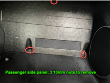 passenger side fuse box cover