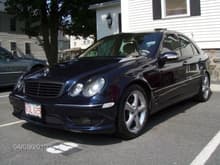 AMG bumper is back with clear bra on, along with the slotted fenders