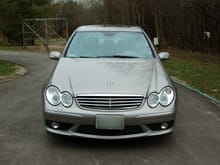 After several years of using a CLK grille, I have gone back to the stock grille and upright star.