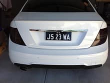 Current Trendz Perth ~ Removal of all rear badges , at painters to be done in Black gloss .
Pictures to follow ...