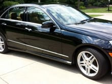 2013 E350 4MATIC after 1st round of Zaino side