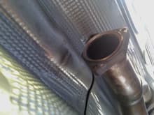 Exhaust with Resonator Removed