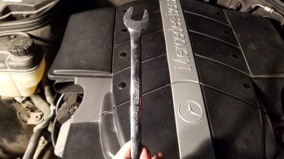 Used this wrench to pry off some of the stubborn plug wires.