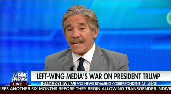 Uber “journalist” Geraldo says “I loves me some Trump!”