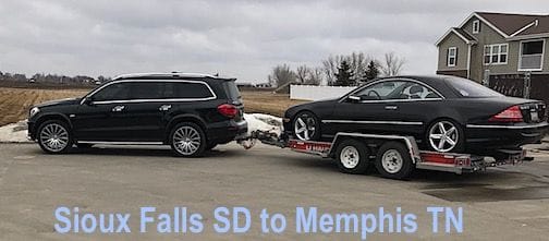 GL350 hauling the CL600 to Memphis