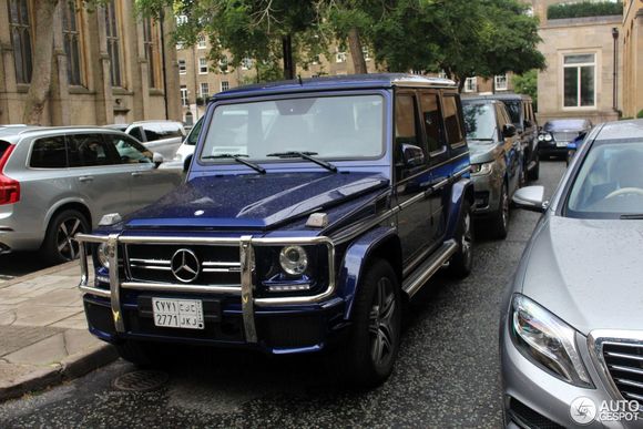 Saudi Mercedes-Benz G63 AMG spotted by TGB Automotive in London.
