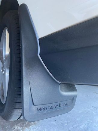Driver side, genuine MB rear flap