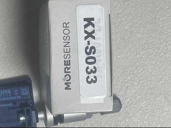 Sensor box indicate it is with KX-S033 code