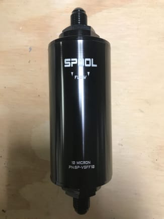 Spool Performance Inline 10 Micron Fuel Filter