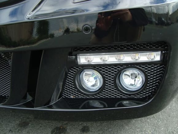 Close up of BRABUS Front Bumper with LED and Quad Fog Lights
