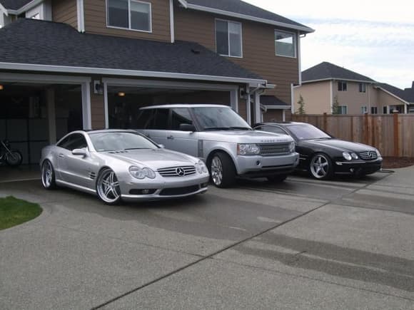 SL55, Rang Rover SC, CL55...