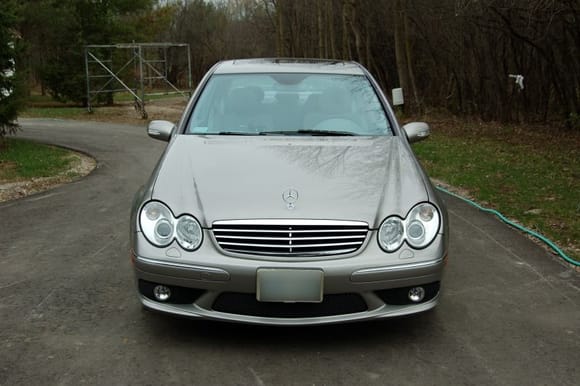 After several years of using a CLK grille, I have gone back to the stock grille and upright star.