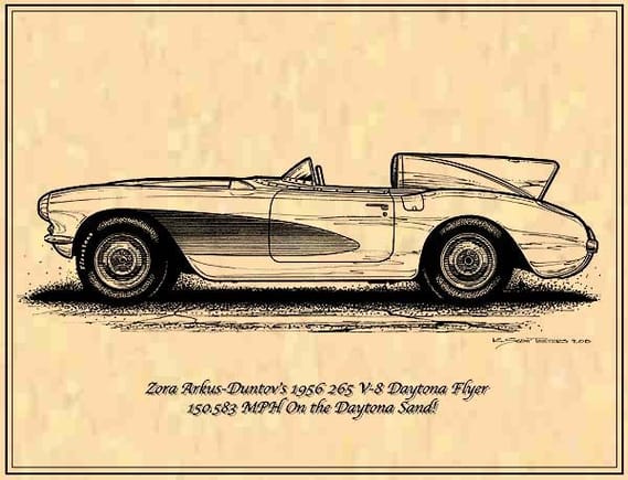 1956 Daytona Flyer Corvette