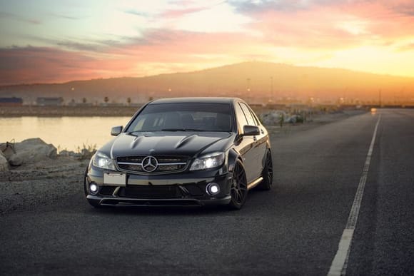 c63 black frontside