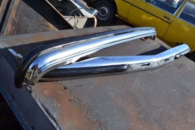 Exterior Body Parts - W123 Euro bumpers set with rubber fillers/trim - Used - All Years Mercedes-Benz 240D - Brasov, Romania