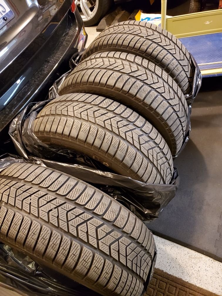 Wheels and Tires/Axles - Pirelli 18" SottoZero 3 Winter Tires - 245/50R18 - Used - All Years Any Make All Models - Huntington, NY 11743, United States